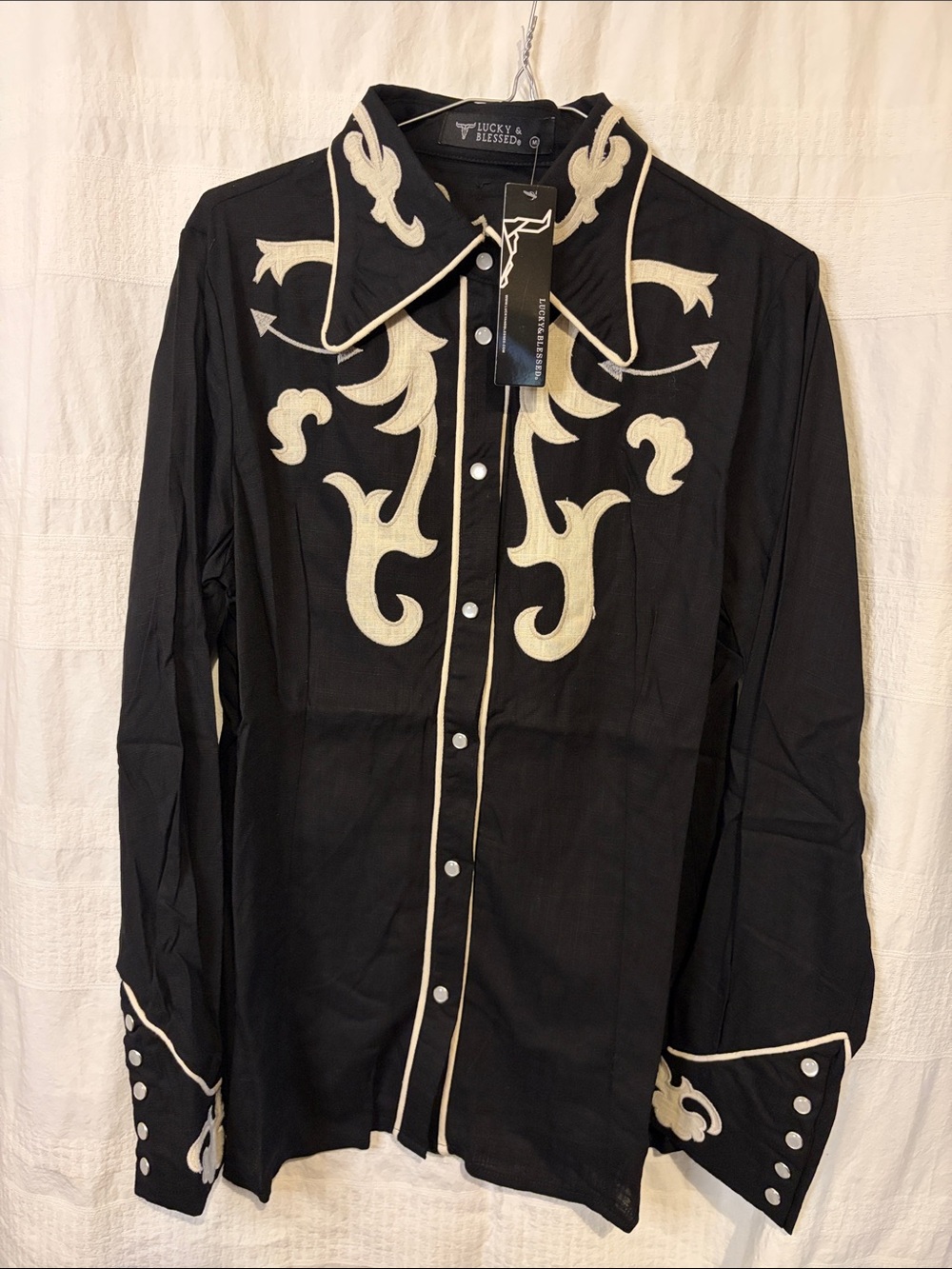 NWT Luck & Blessed  western style